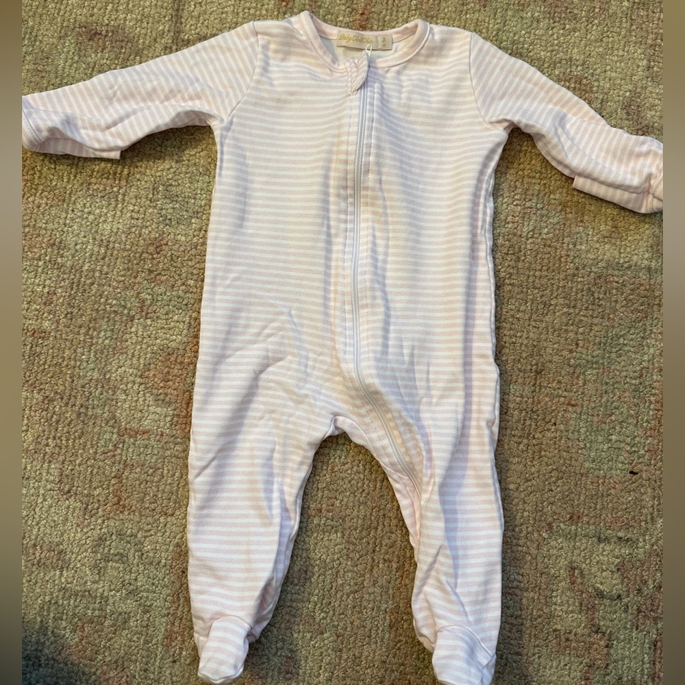 Baby Club Chic 0-3 month footie. Excellent condition. Barely used and no stains